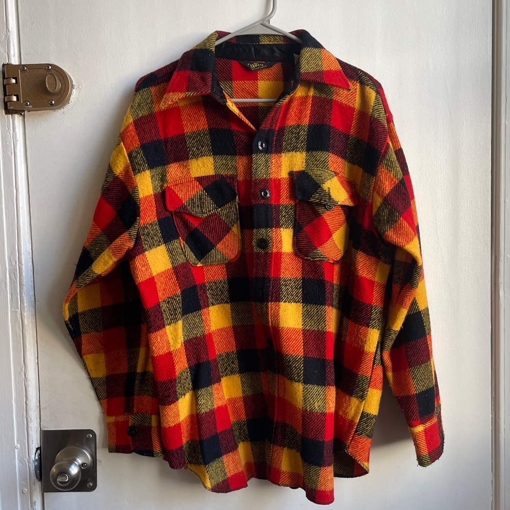 Vintage Yorke sportswear checked Flannel Shirt